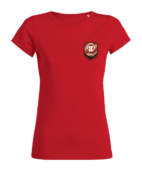11ts Academy Women Shirt Brustlogo Rot - rot