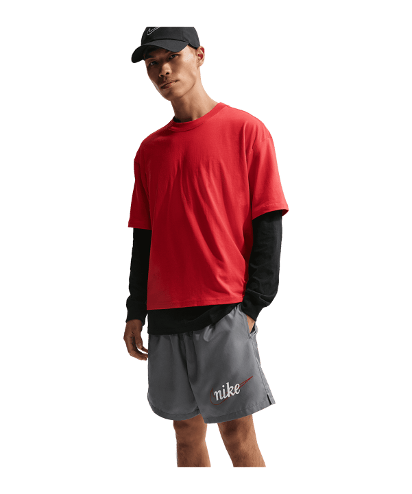 Nike Sportswear Club Woven Flow Short Grau F084 - grau