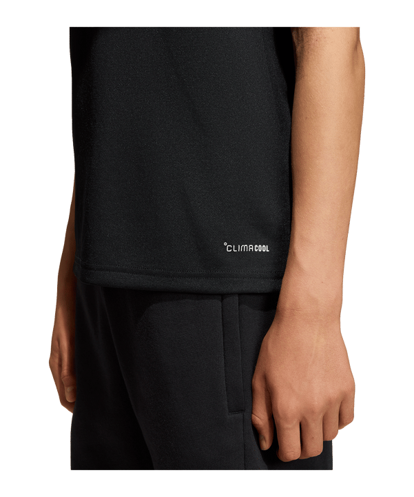 adidas Entrada 26 Polo Kids Schwarz - schwarz