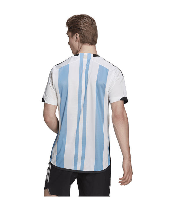 adidas Argentinien Trikot Home WM 2022 Weiss Blau - weiss