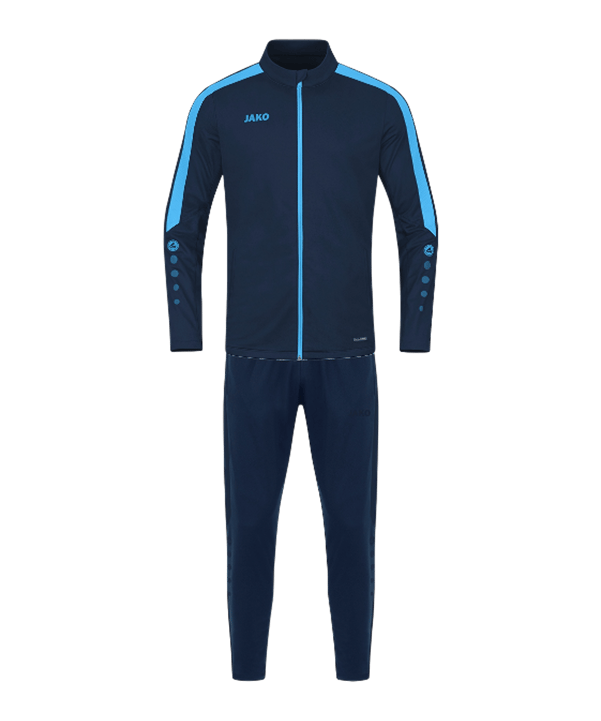 JAKO Polyester Power Trainingsanzug Blau F910 - blau