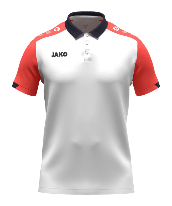 JAKO Dynamic Polo Weiß F026 - weiss
