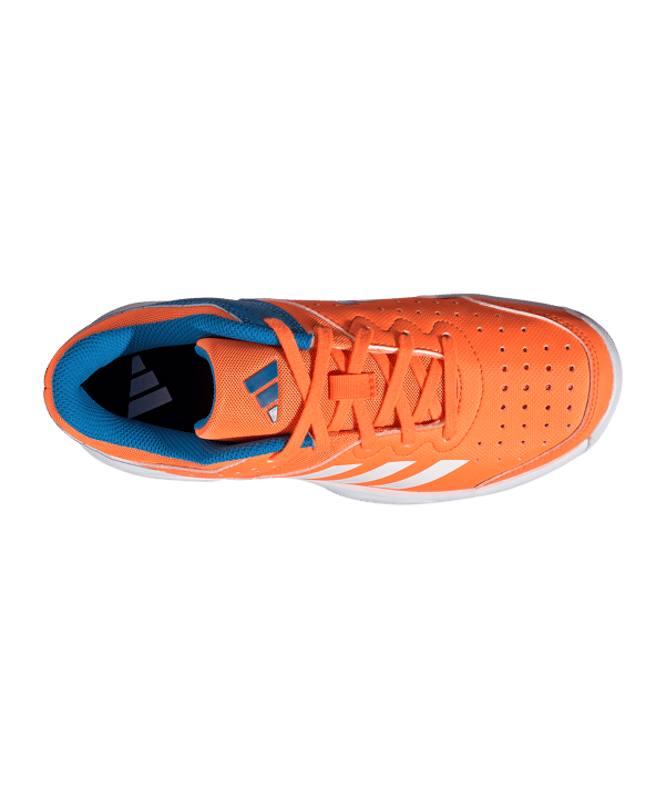 adidas Court Stabil Shoes Orange - weiss