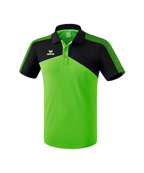 Erima Premium One 2.0 Poloshirt Kids Grün Schwarz - gruen