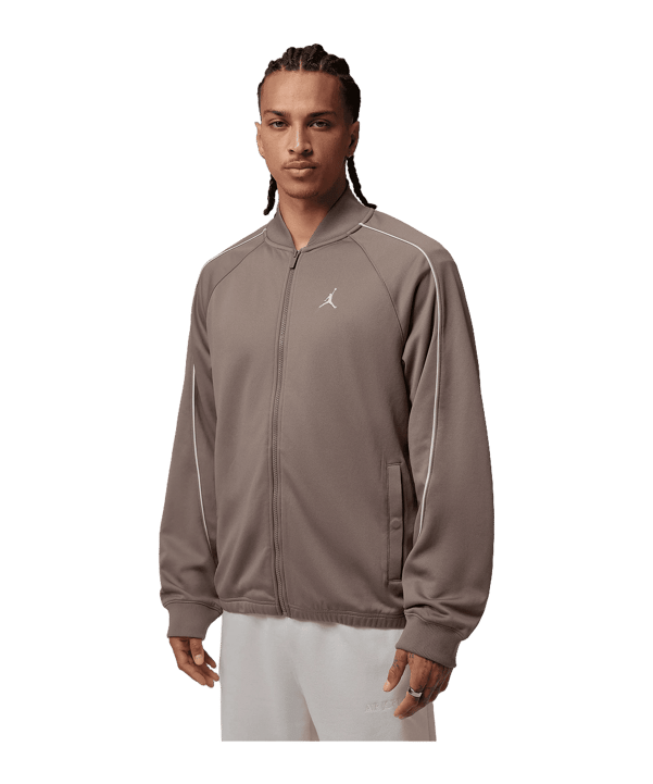 Jordan Brooklyn Tricot Track Giacca Grigio C040 - grigio