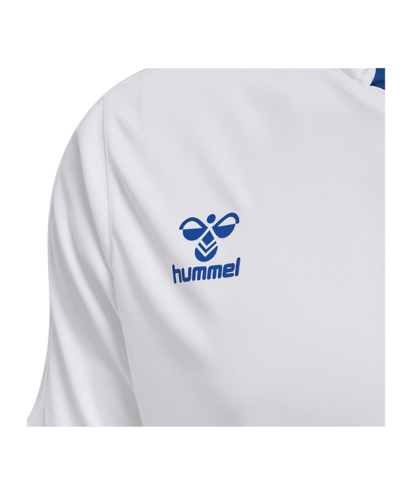 Hummel hmlCORE XK Poly Trikot Weiss Blau F9368 - weiss