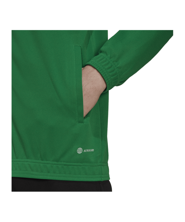 adidas Entrada 22 TK Trainingsjacke Grün Weiss - gruen