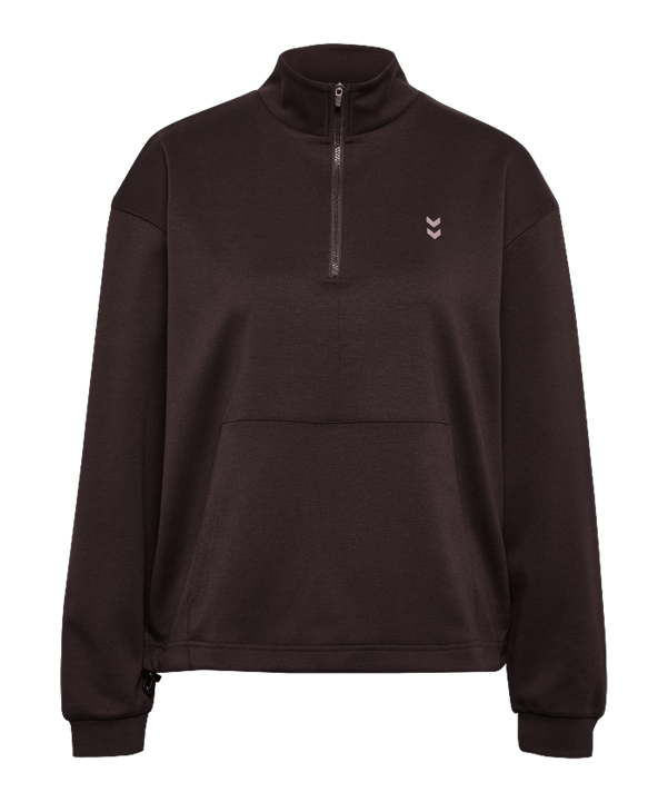 Hummel Yoga Soft Halfzip Jacke Damen Braun F8016