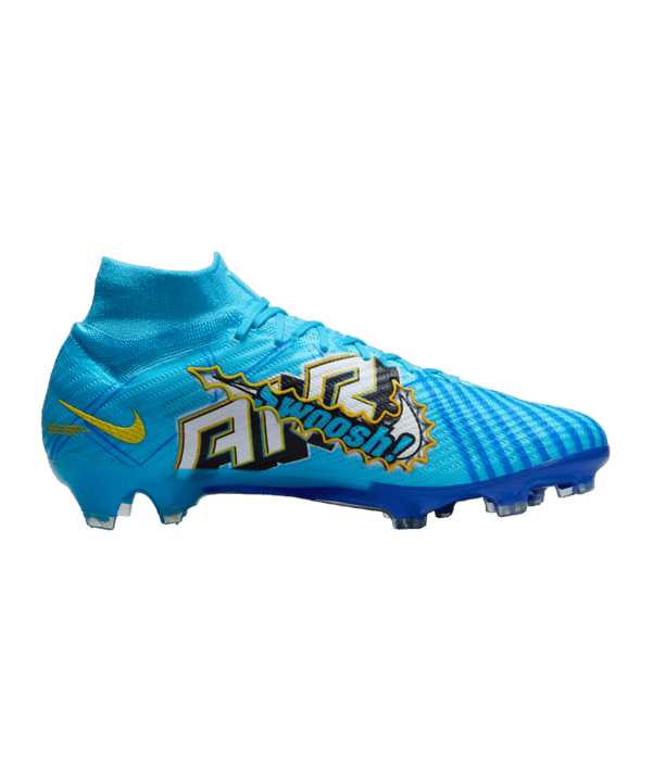 Nike Air Zoom Mecurial Superfly IX Elite FG Mbappe Signature Blau F400 - blau