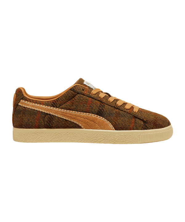 PUMA Clyde Harris Tweed Sneaker Braun F02 - braun