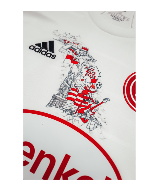 adidas Fortuna Düsseldorf Sondertrikot F95 x Jacques Tilly 2021/2022 Weiss - weiss