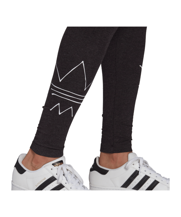 adidas Originals Leggings Damen Schwarz - schwarz