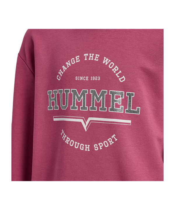 Hummel Elena Hoody Kids Blau F3872 - blau