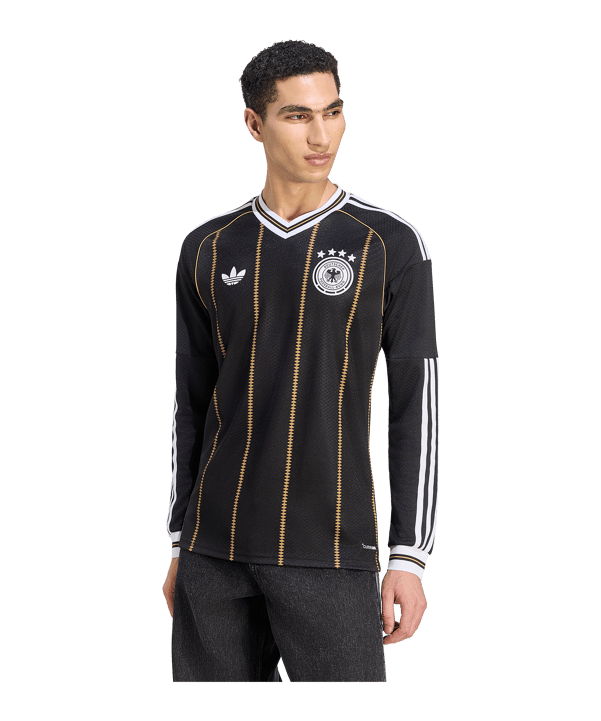 adidas Deutschland Trikot Langarm 3rd 2026 Schwarz - schwarz