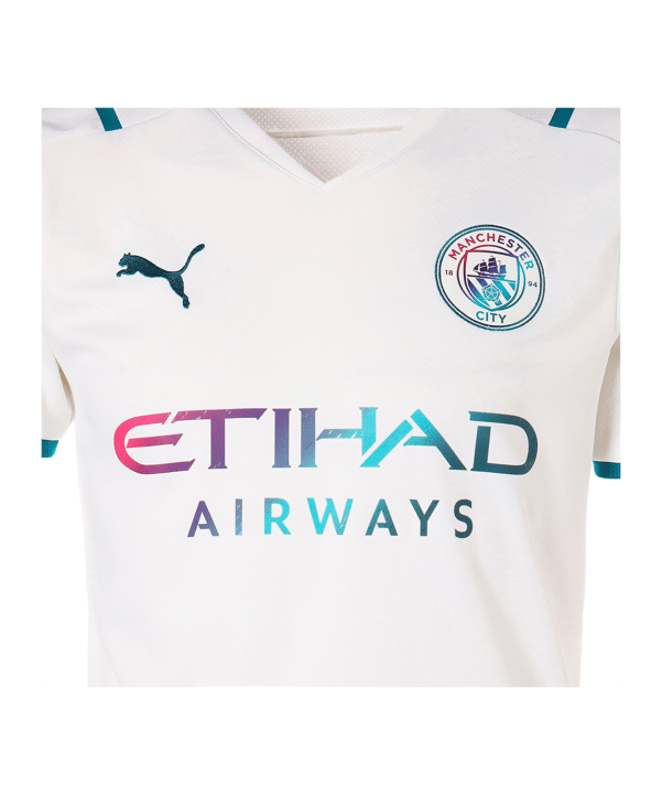 PUMA Manchester City Trikot Away 2021/2022 Weiss F02 - weiss