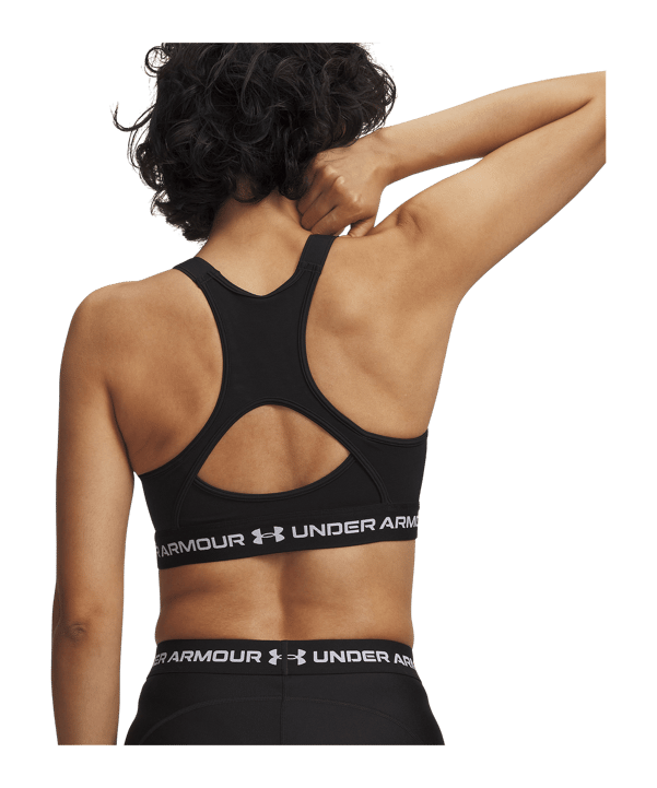 Under Armour HeatGear High Sport-BH Damen Schwarz F008 - schwarz