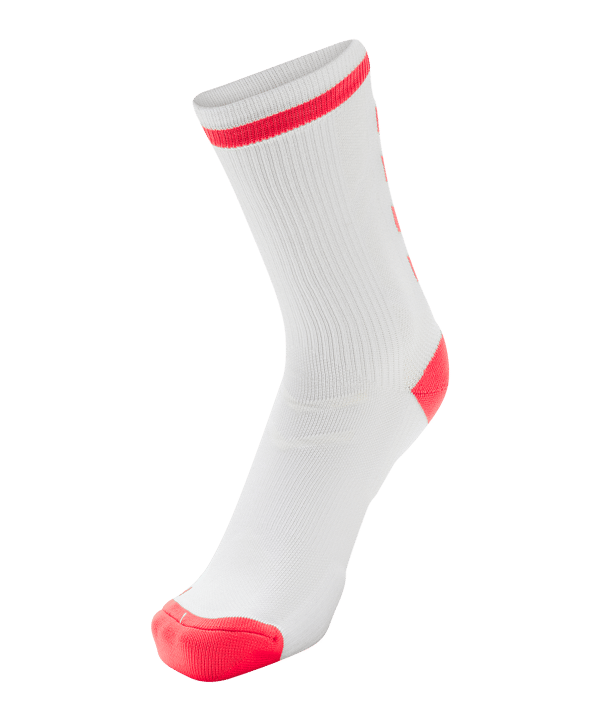Hummel Elite Low Socken Weiss Pink F9232 - weiss