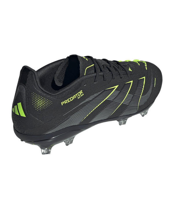 adidas Predator Elite FG Electric Stealth Kids Schwarz - schwarz