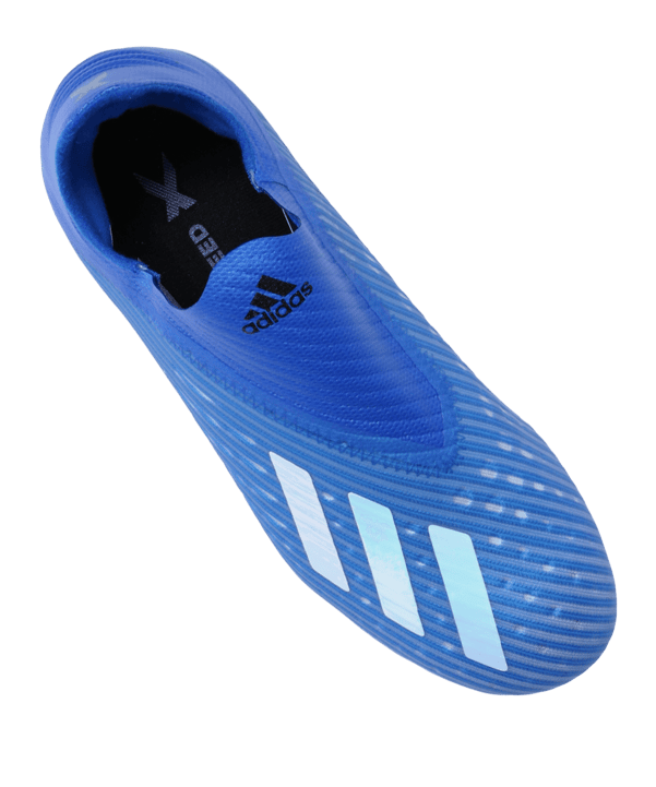 adidas X Mutator 19+ FG J Kids Blau Schwarz - blau