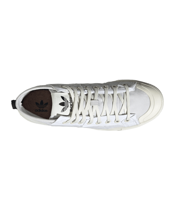 adidas Originals Nizza Parley HI Weiss - weiss