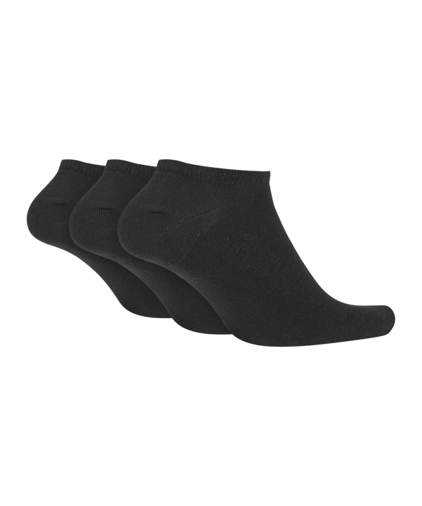 Nike 3er Pack Socken Füsslinge Sneaker F001 - schwarz