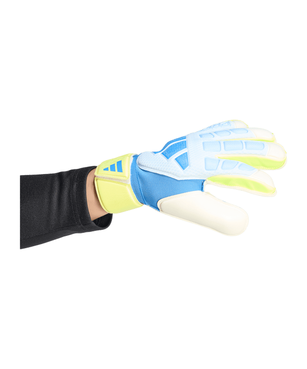 adidas Predator Match Fingersave Torwarthandschuhe Blau - blau