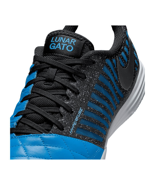Nike Lunargato II IN Blau F014 - schwarz