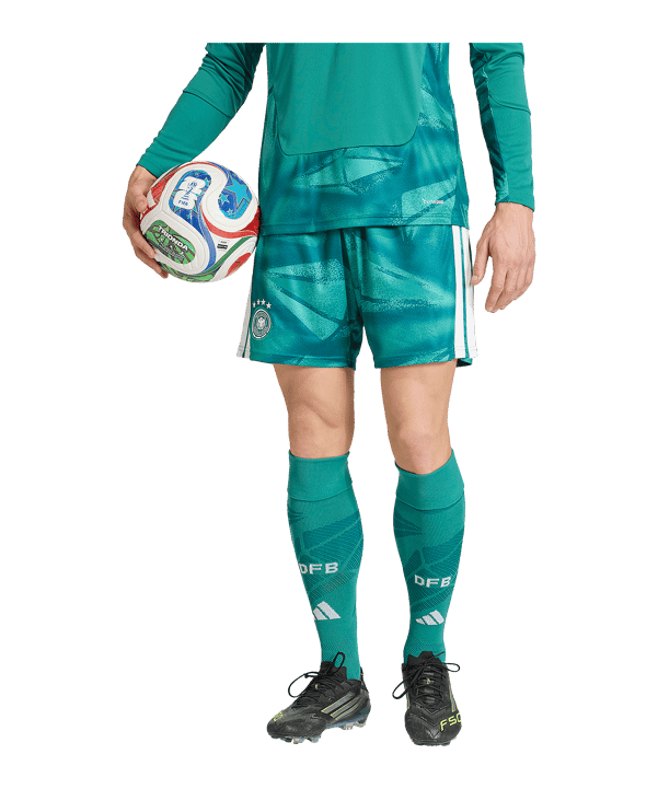 adidas DFB Deutschland Torwartshort Home WM 2026 Grün - gruen