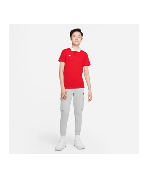 Nike Park 20 Poloshirt Kids Rot Weiss F657 - rot