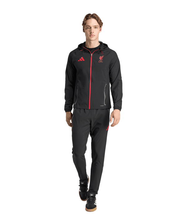adidas FC Liverpool Tiro 25 Competition Jacke Schwarz - schwarz