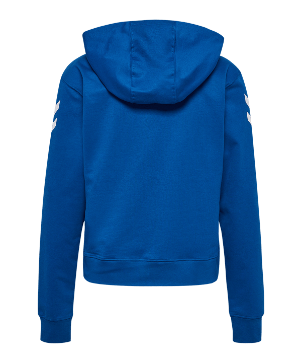 Hummel Go 2.0 Chevron Kapuzenjacke Damen Blau F7045 - blau
