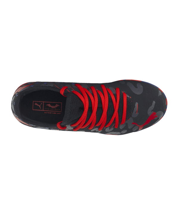 PUMA FUTURE 4.3 Batman TT Kids Schwarz Rot F01 - schwarz