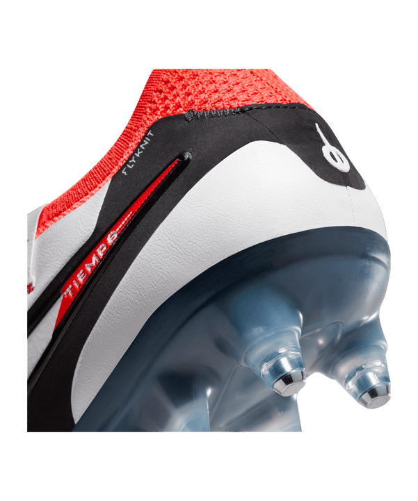 Nike Tiempo Legend X Elite SG AC Ready Weiss Schwarz Rot F100 - weiss