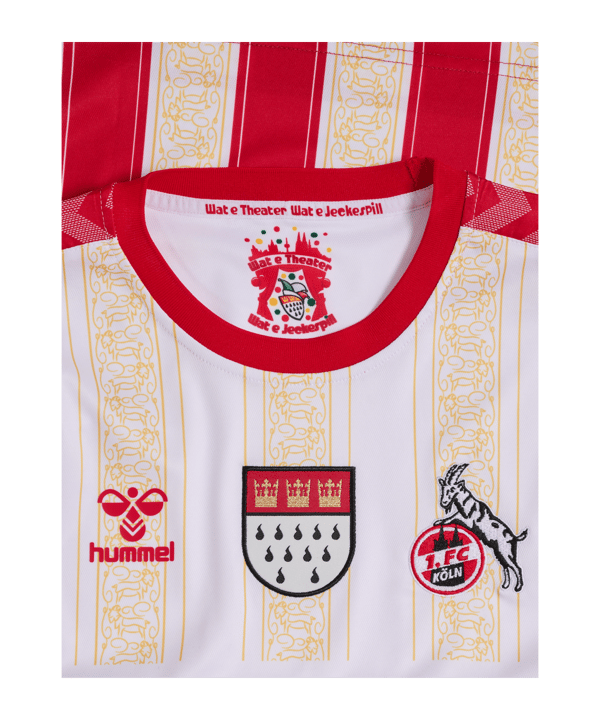 Hummel 1. FC Köln Karneval Trikot 2023/2024 Weiss F9402 - weiss