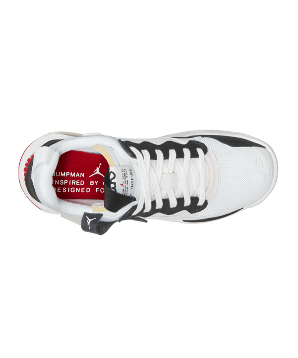 Jordan MA2 Damen Weiss Schwarz Rot F106 - weiss