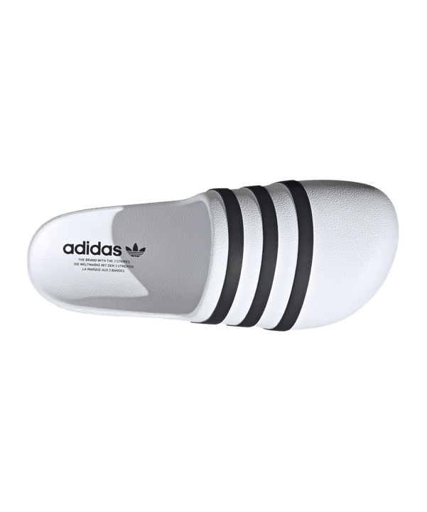 adidas Adilette AdiFOM Weiss Schwarz - weiss
