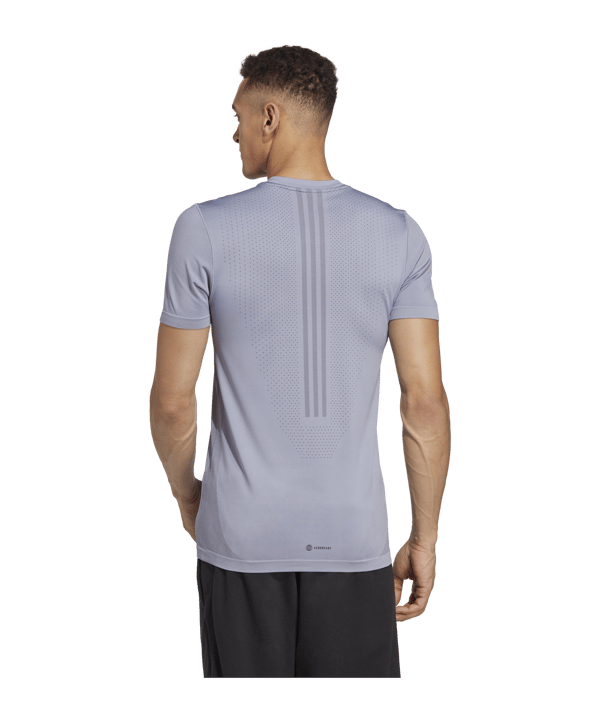 adidas AEROKNIT Yoga Base Seamless Training Tee Purple - lila