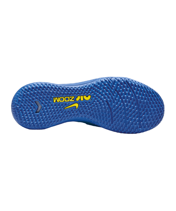 Nike Jr Air Zoom Mercurial Superfly IX Academy IC Halle Mbappe Signature Kids Blau F400 - blau