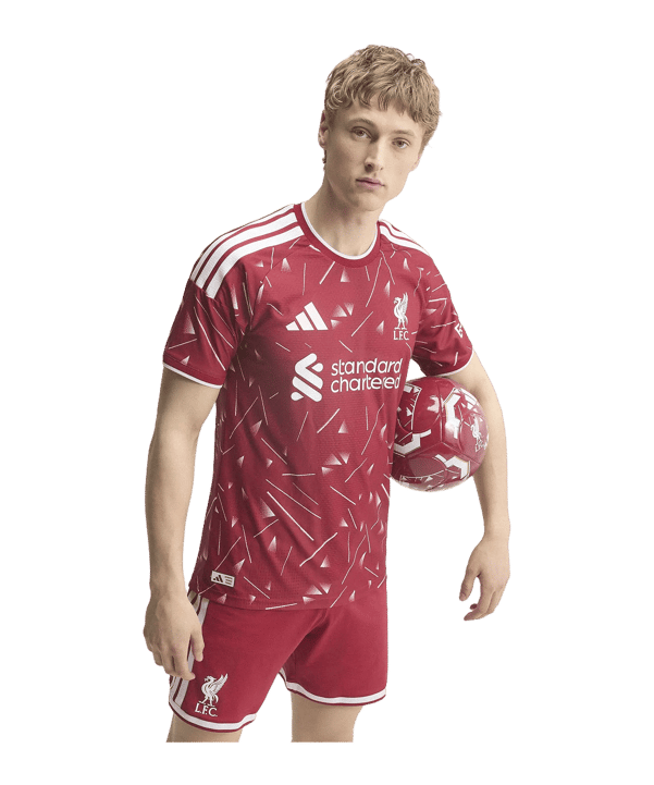 adidas FC Liverpool Authentic Trikot Home 2026/2027 Rot - rot