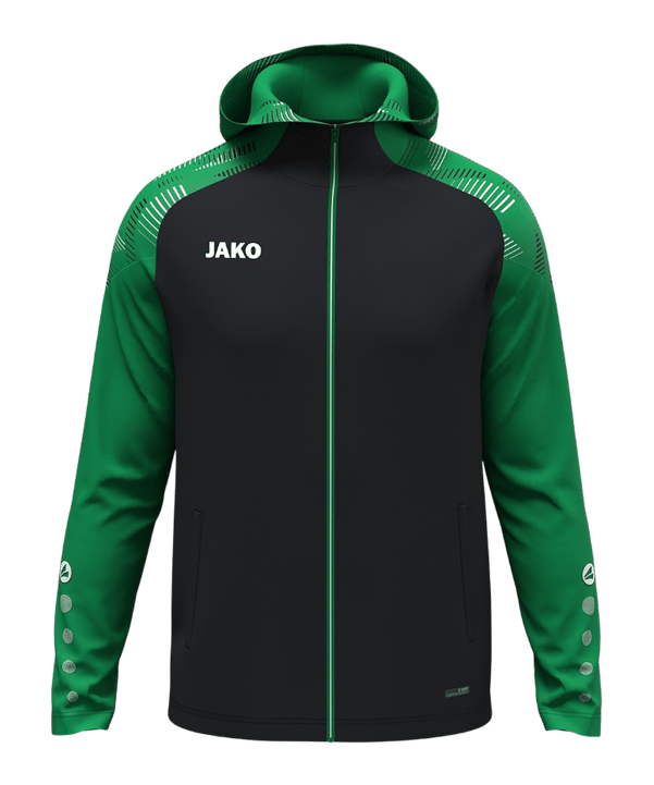 JAKO Sonic Kapuzenjacke Damen Schwarz F827 - schwarz