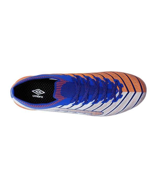 Umbro Velocita Elixir Pro FG Weiss Blau FLUK - weiss