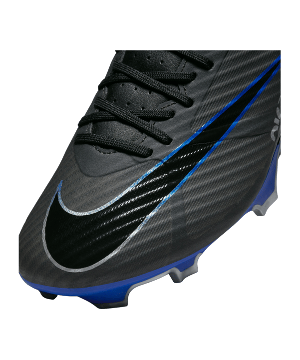 Nike Air Zoom Mercurial Vapor XV Academy FG/MG Shadow Schwarz Silber Blau F040 - schwarz
