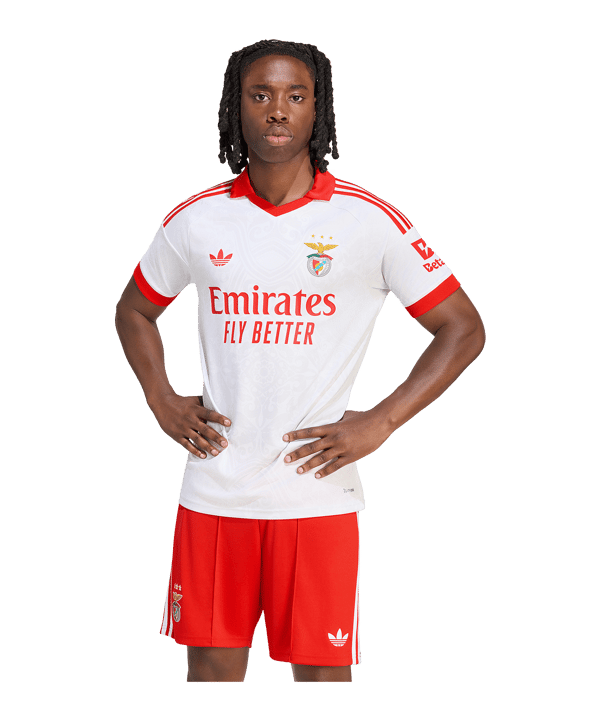 adidas Benfica Lissabon Trikot Away 2026/2027 Weiß - weiss