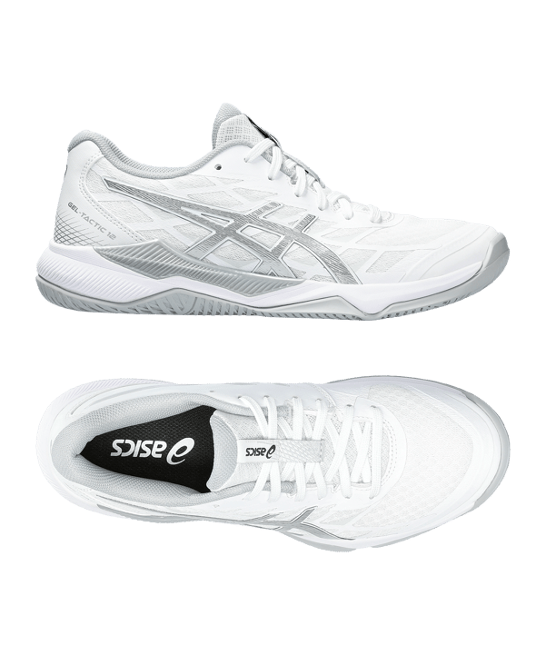 Asics GEL-TACTIC 12 Schuh Damen Weiss F100 - weiss