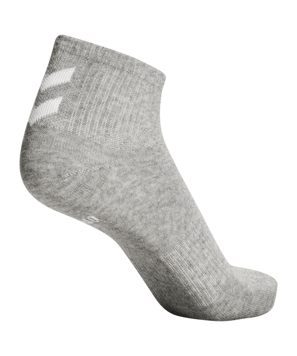 Hummel Chevron 6-Pack Mid Cut Socken Schwarz F2072 - schwarz