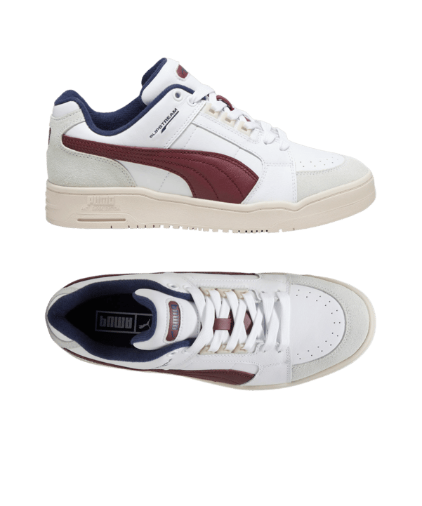 PUMA Slipstream Lo Retro Weiss Rot Blau - weiss