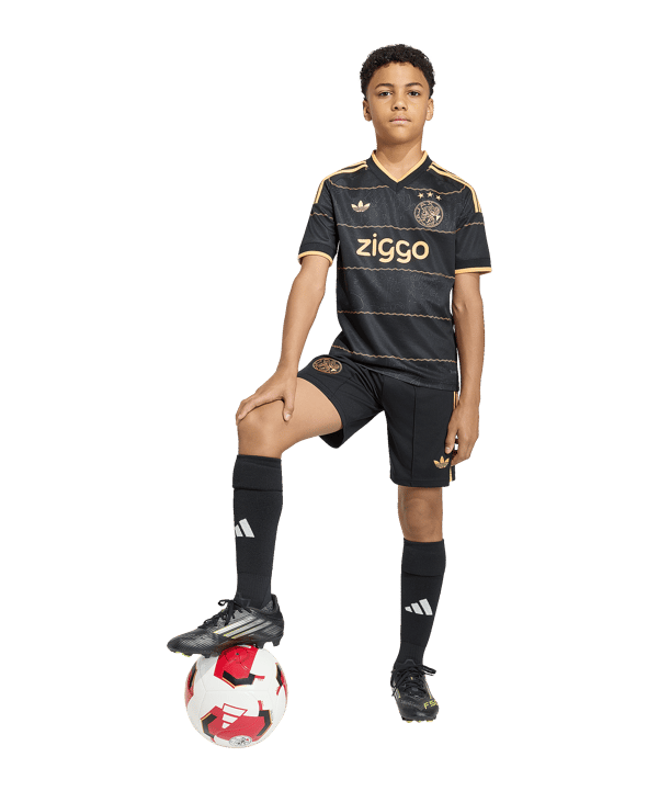 adidas Ajax Amsterdam Court Away 2026/2027 Enfants Noir - noir
