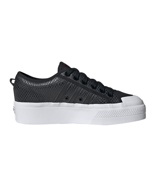 adidas Originals Nizza Platform Damen Schwarz - schwarz