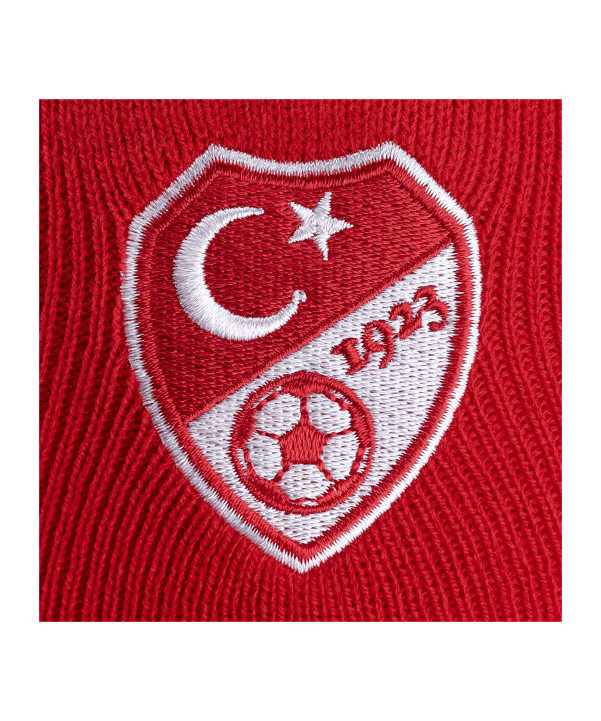 TFF Türkei Beanie Kids Rot - rot