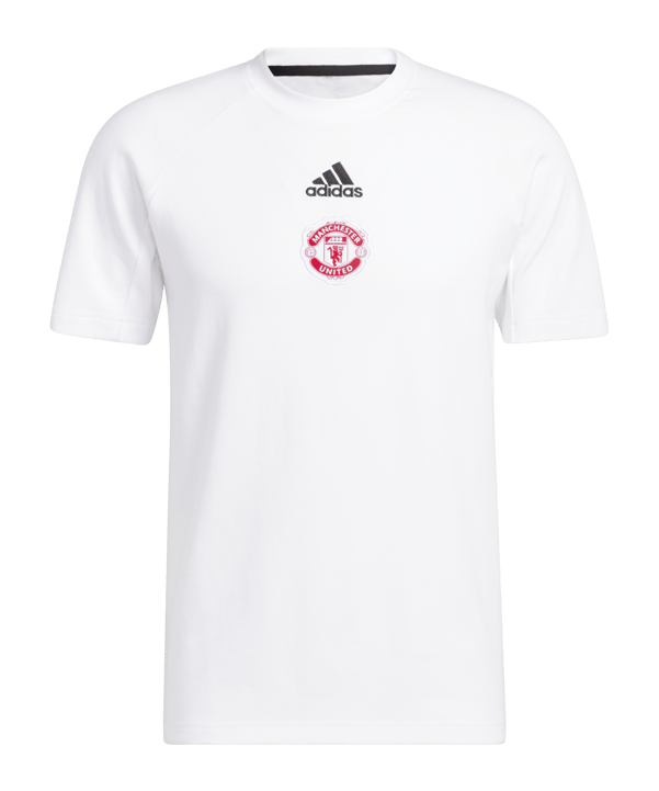 adidas Manchester United Travel T-Shirt Weiss - weiss